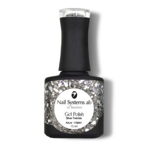 Silver Twinkle Gel Polish